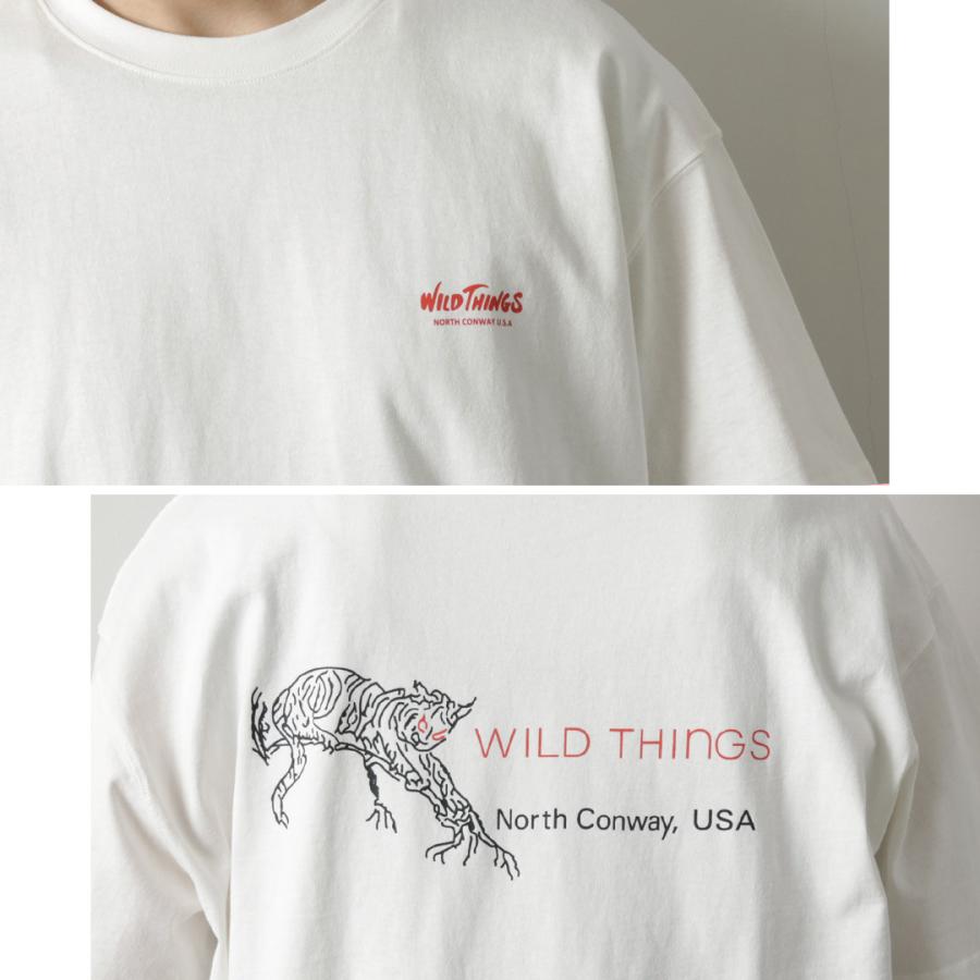 WILDTHINGS（ワイルドシングス） アーカイブTシャツ ワイルドキャット / バックプリント メンズ 半袖 綿 クルーネック | WILD THINGS | 11