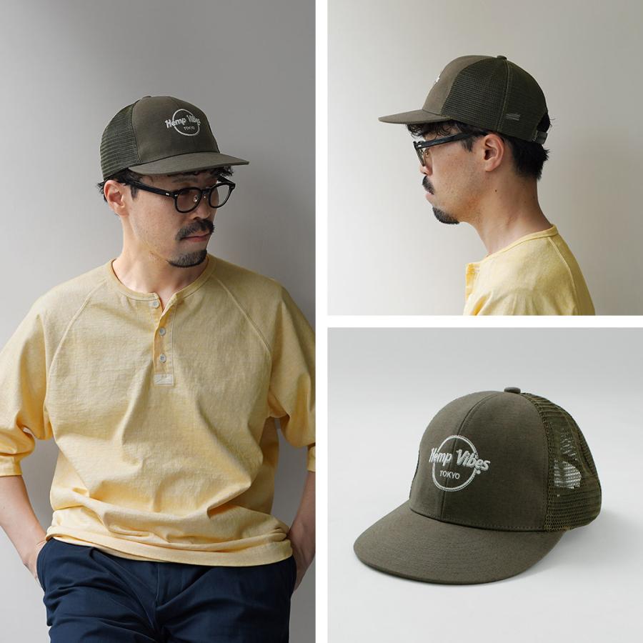 GOHEMP（ゴーヘンプ）ヘンプバイブス メッシュキャップ / メンズ 帽子 ロゴ コットン ヘンプ | GOHEMP | 12