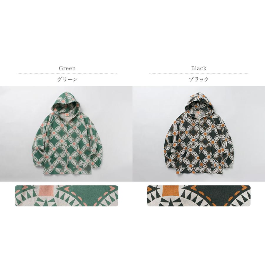 HAVE A GRATEFUL DAY（ハブアグレイトフルデイ） ビーチ フーディー ヴィンテージ キルトプリント / メンズ レディース | HAVE A GOOD DAY | 03