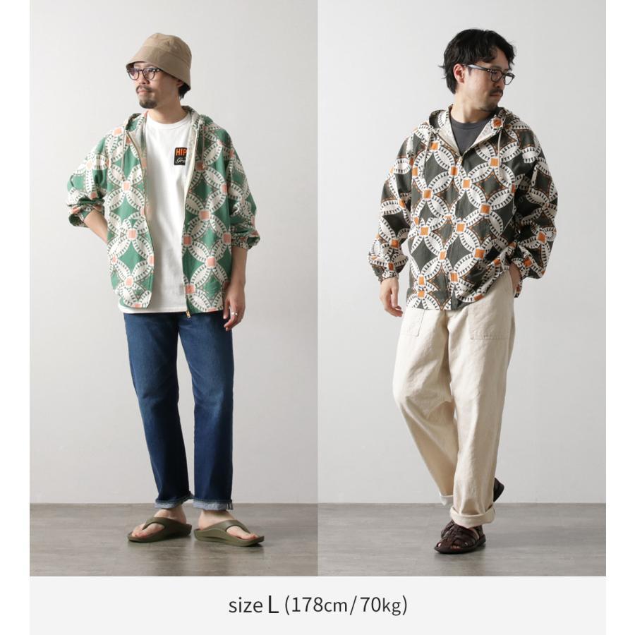 HAVE A GRATEFUL DAY（ハブアグレイトフルデイ） ビーチ フーディー ヴィンテージ キルトプリント / メンズ レディース | HAVE A GOOD DAY | 05