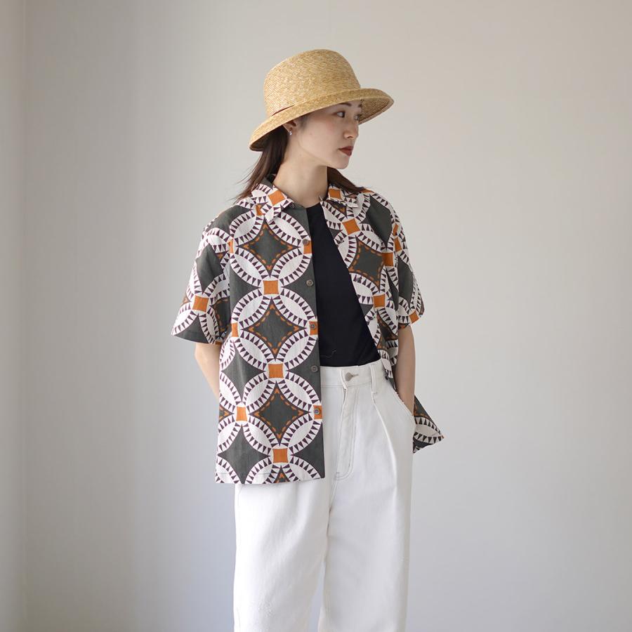 HAVE A GRATEFUL DAY（ハブアグレイトフルデイ） オープンカラー S/S シャツ ヴィンテージ キルトプリント / メンズ レディース | HAVE A GOOD DAY | 15