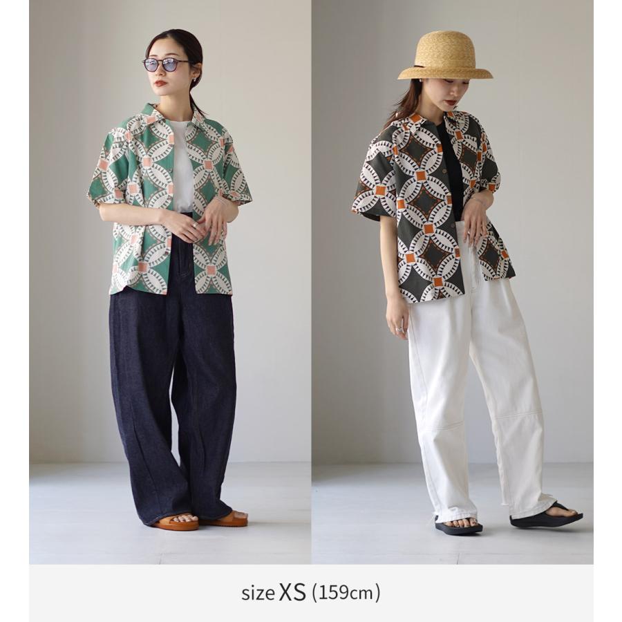 HAVE A GRATEFUL DAY（ハブアグレイトフルデイ） オープンカラー S/S シャツ ヴィンテージ キルトプリント / メンズ レディース | HAVE A GOOD DAY | 06