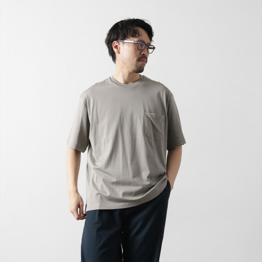 HANDVAERK（ハンドバーク） ショートスリーブ ビッグTシャツ / メンズ 半袖 コットン 綿 無地 ワイド 60/2 S/S BIG T-SHIRT | handvaerk | 15