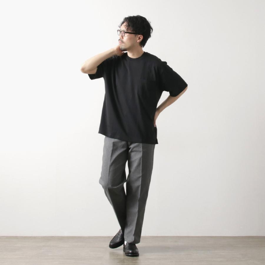 HANDVAERK（ハンドバーク） ショートスリーブ ビッグTシャツ / メンズ 半袖 コットン 綿 無地 ワイド 60/2 S/S BIG T-SHIRT | handvaerk | 16