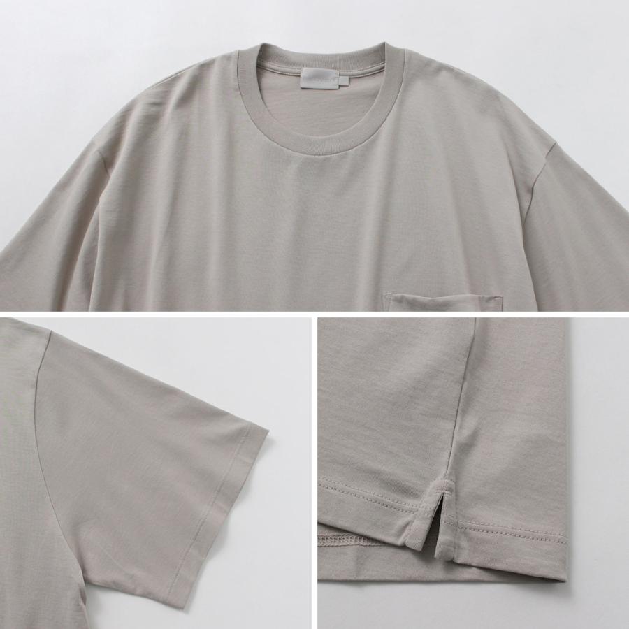 HANDVAERK（ハンドバーク） ショートスリーブ ビッグTシャツ / メンズ 半袖 コットン 綿 無地 ワイド 60/2 S/S BIG T-SHIRT | handvaerk | 17