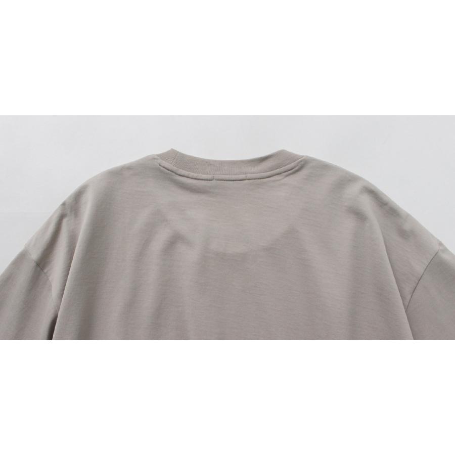HANDVAERK（ハンドバーク） ショートスリーブ ビッグTシャツ / メンズ 半袖 コットン 綿 無地 ワイド 60/2 S/S BIG T-SHIRT | handvaerk | 18