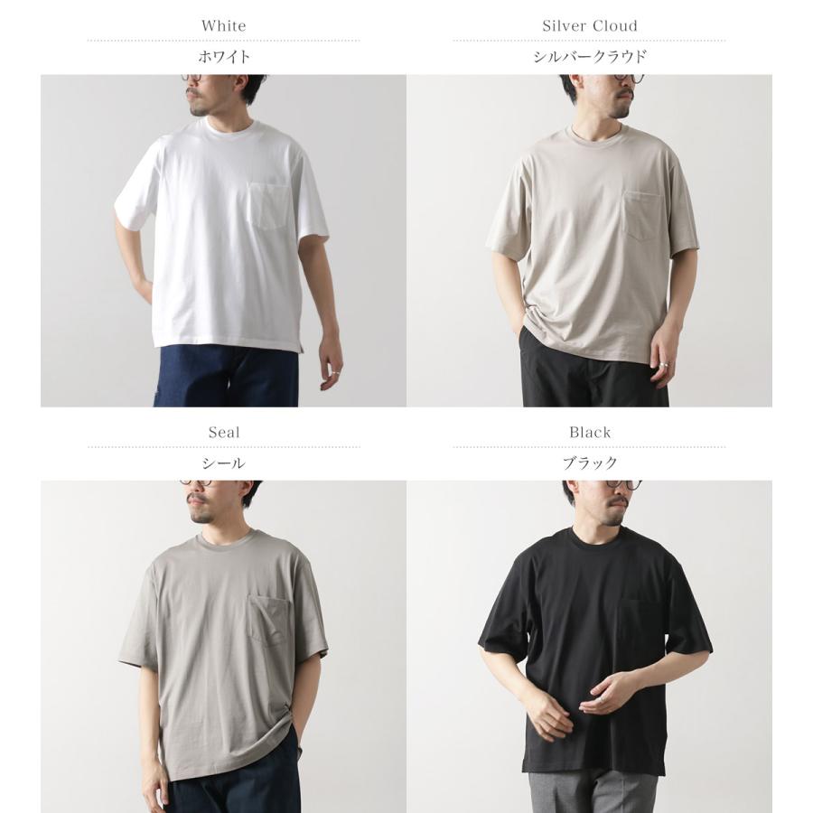 HANDVAERK（ハンドバーク） ショートスリーブ ビッグTシャツ / メンズ 半袖 コットン 綿 無地 ワイド 60/2 S/S BIG T-SHIRT | handvaerk | 05