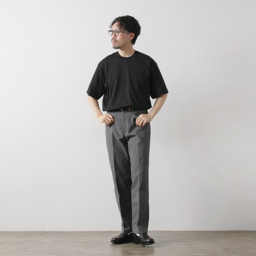 HANDVAERK（ハンドバーク） ショートスリーブ ビッグTシャツ / メンズ 半袖 コットン 綿 無地 ワイド 60/2 S/S BIG T-SHIRT | handvaerk | 08