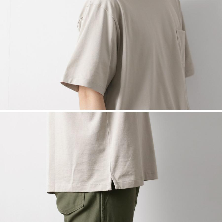 HANDVAERK（ハンドバーク） ショートスリーブ ビッグTシャツ / メンズ 半袖 コットン 綿 無地 ワイド 60/2 S/S BIG T-SHIRT | handvaerk | 13