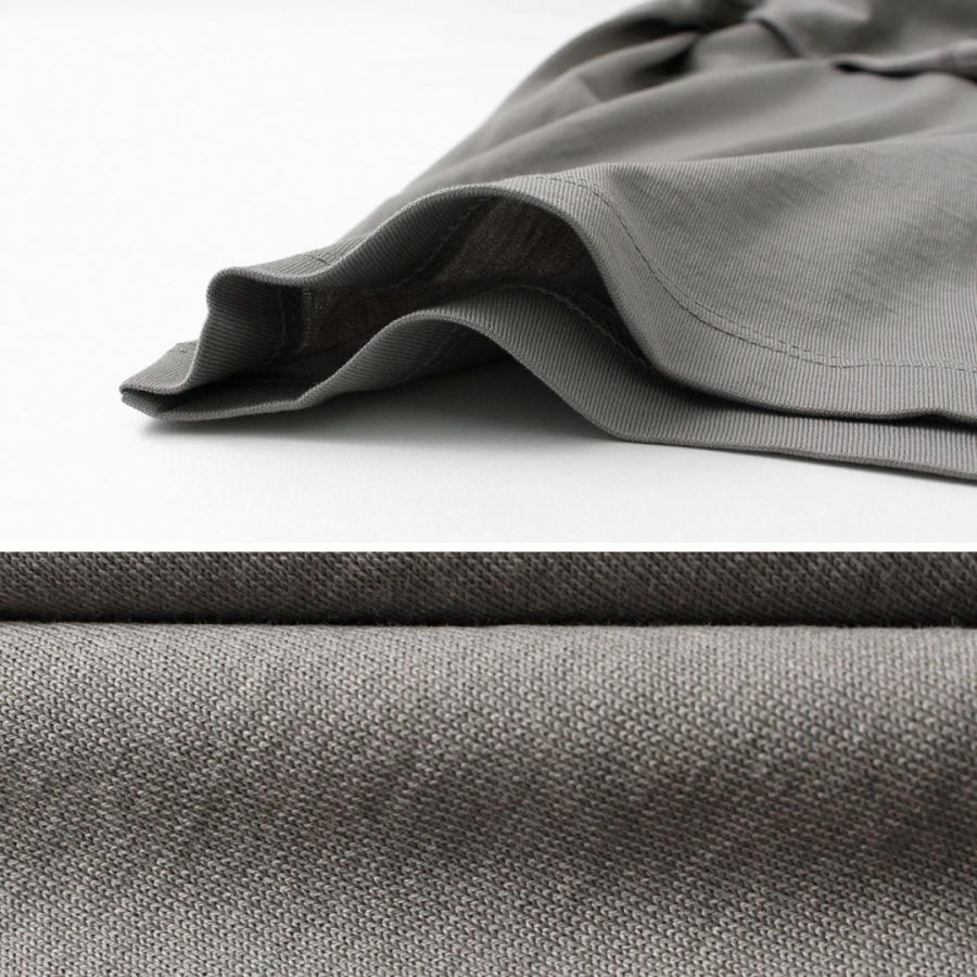 HANDVAERK（ハンドバーク） ショートスリーブ テーパード ビッグTシャツ / メンズ 半袖 コットン 綿 無地 ワイド | handvaerk | 09