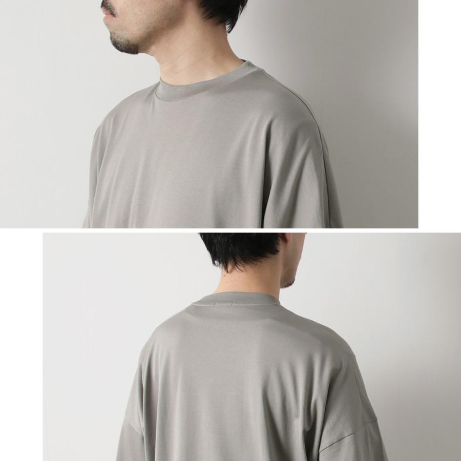 HANDVAERK（ハンドバーク） ショートスリーブ テーパード ビッグTシャツ / メンズ 半袖 コットン 綿 無地 ワイド | handvaerk | 11