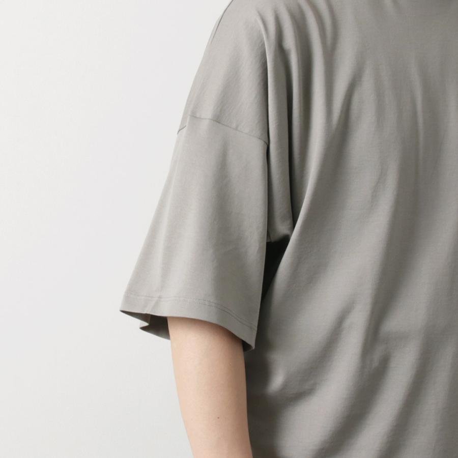 HANDVAERK（ハンドバーク） ショートスリーブ テーパード ビッグTシャツ / メンズ 半袖 コットン 綿 無地 ワイド | handvaerk | 12