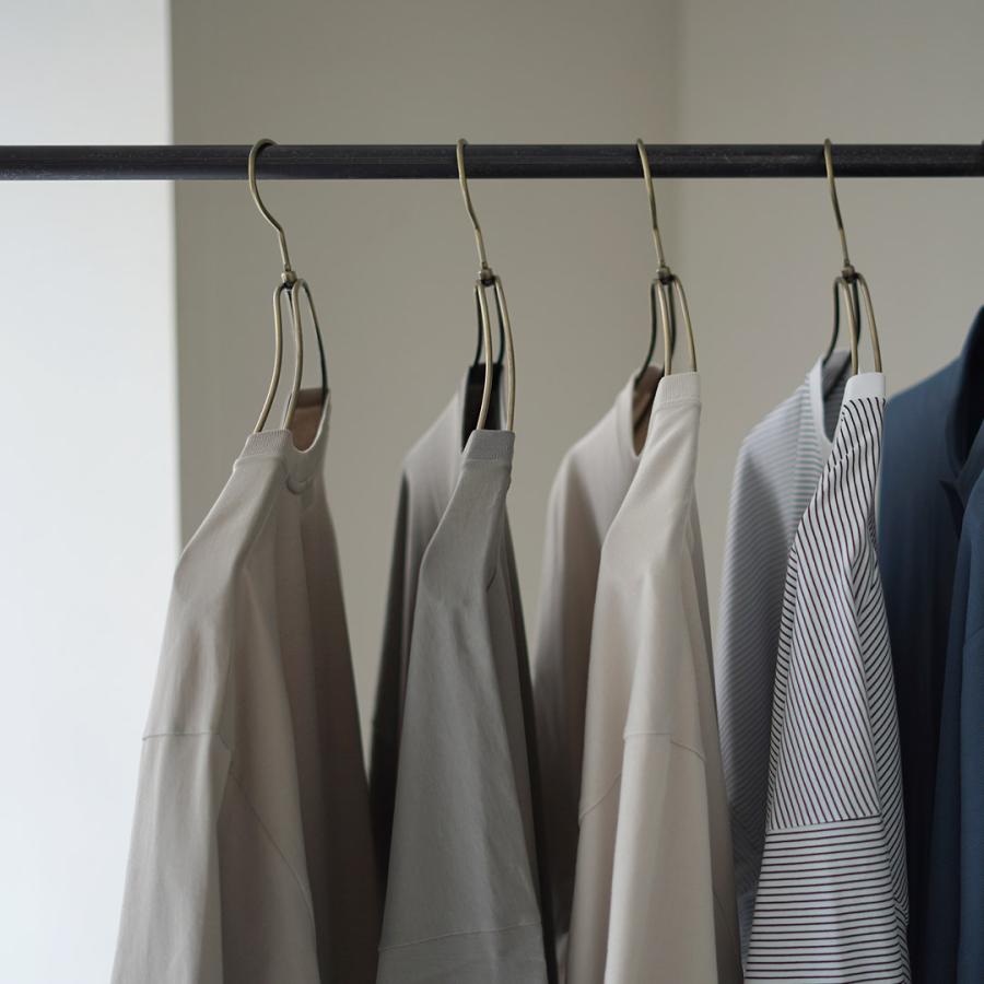 HANDVAERK（ハンドバーク） ショートスリーブ テーパード ビッグTシャツ ボーダー / メンズ 半袖 コットン 綿 ワイド | handvaerk | 07