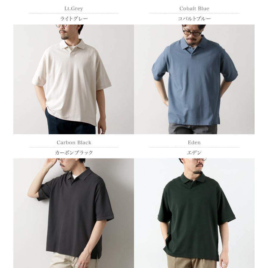 HANDVAERK（ハンドバーク） 鹿の子 ショートスリーブポロシャツ / メンズ 半袖 | handvaerk | 05