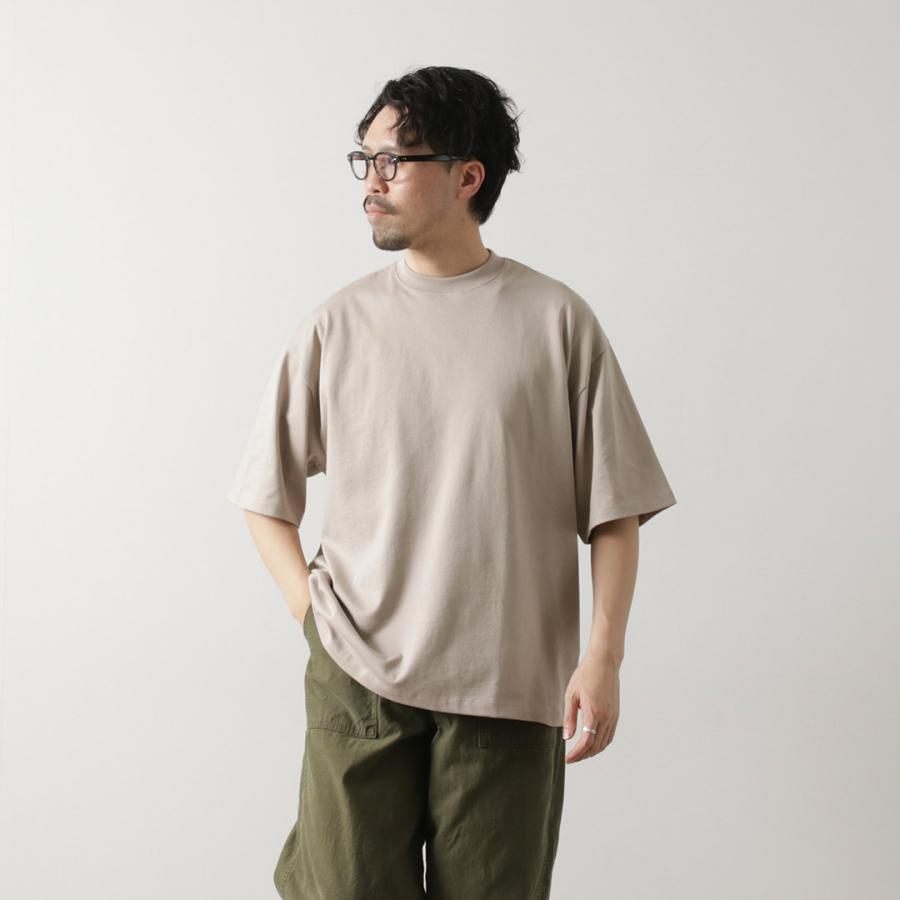 HANDVAERK（ハンドバーク） クルーネック ショートスリーブTシャツ / メンズ 半袖 コットン 綿 ワイド | handvaerk | 16