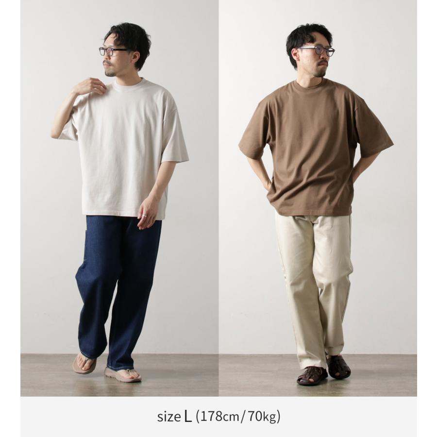 HANDVAERK（ハンドバーク） クルーネック ショートスリーブTシャツ / メンズ 半袖 コットン 綿 ワイド | handvaerk | 07