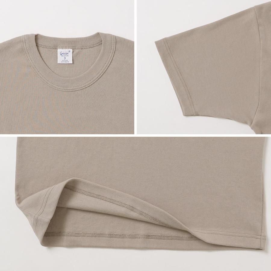 GICIPI（ジチピ） Grongo グローンゴ クルーネック ベーシックフィット カットソー イタリア製 / メンズ トップス Tシャツ 半袖 | gicipi | 18