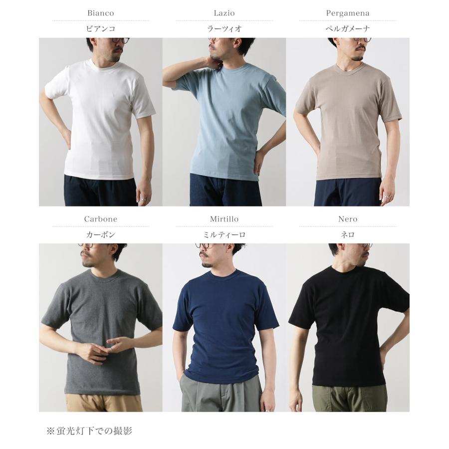 GICIPI（ジチピ） Grongo グローンゴ クルーネック ベーシックフィット カットソー イタリア製 / メンズ トップス Tシャツ 半袖 | gicipi | 07