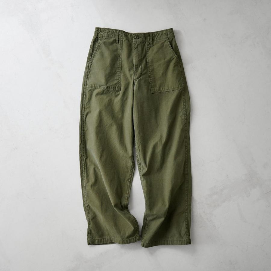 Blue refabric（ブルーリファブリック） ワイドベイカーパンツ 硫化染めバックサテン 日本製 / メンズ ベーカーパンツ | JAPAN BLUE JEANS | 06