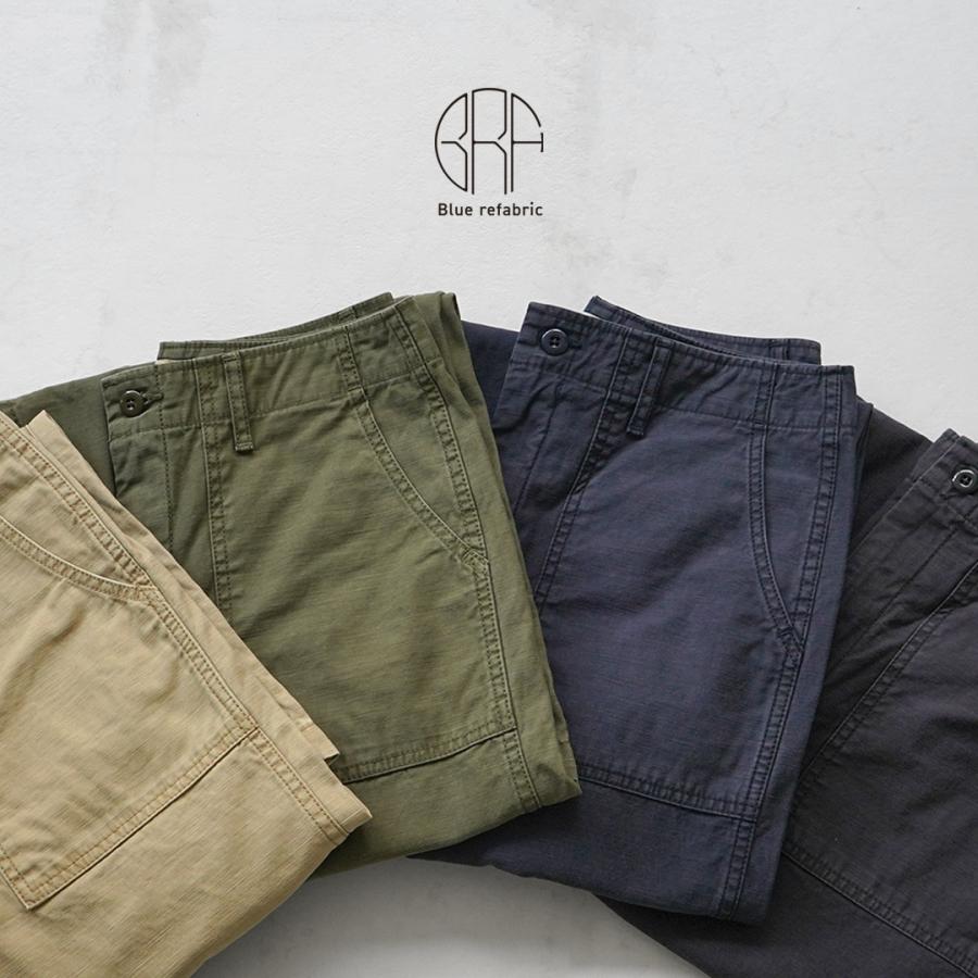 Blue refabric（ブルーリファブリック） ワイドベイカーパンツ 硫化染めバックサテン 日本製 / メンズ ベーカーパンツ | JAPAN BLUE JEANS | 10