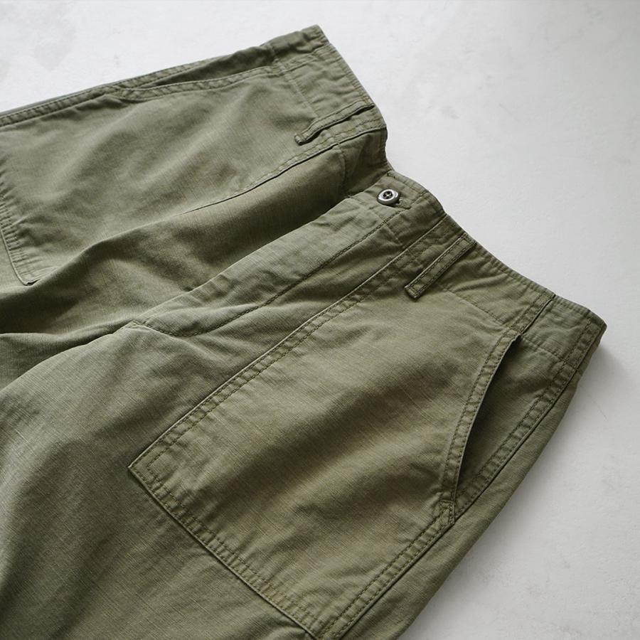 Blue refabric（ブルーリファブリック） ワイドベイカーパンツ 硫化染めバックサテン 日本製 / メンズ ベーカーパンツ | JAPAN BLUE JEANS | 12