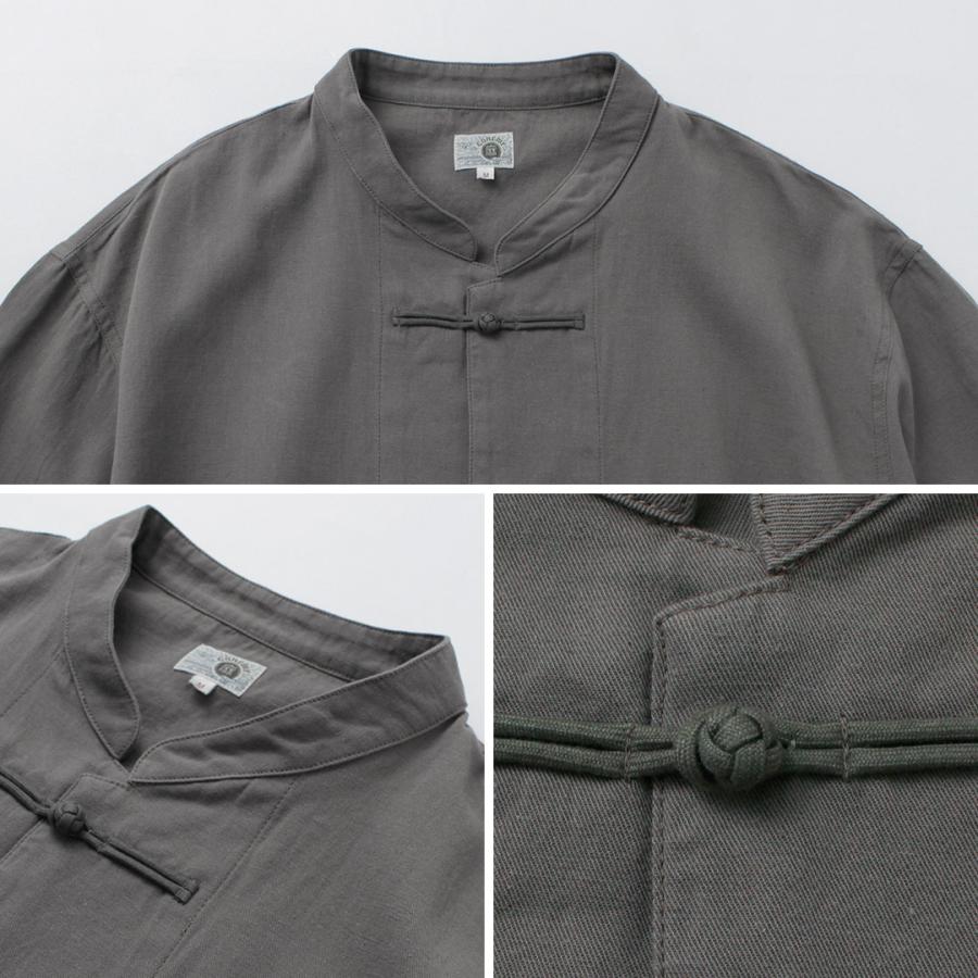 GOHEMP（ゴーヘンプ） 別注 ゴクウ ワイド ロングスリーブシャツ / メンズ 長袖 ヘンプコットン 吸湿速乾 ライトアウター | GOHEMP | 14