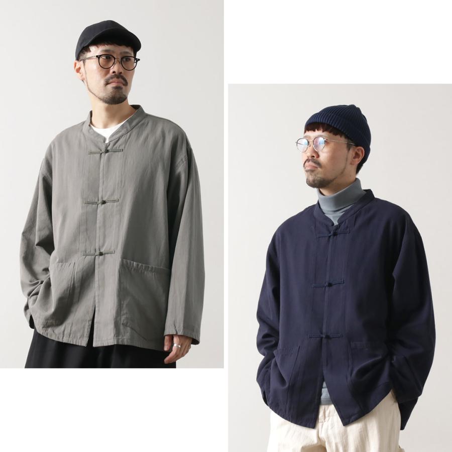 GOHEMP（ゴーヘンプ） 別注 ゴクウ ワイド ロングスリーブシャツ / メンズ 長袖 ヘンプコットン 吸湿速乾 ライトアウター | GOHEMP | 08