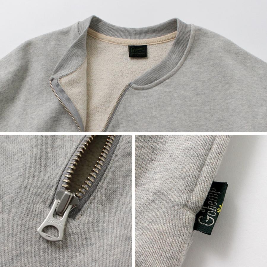 GOHEMP（ゴーヘンプ） 別注 ハーフジップ クルースウェット / メンズ 長袖 スウェット ハーフジップ | GOHEMP | 15