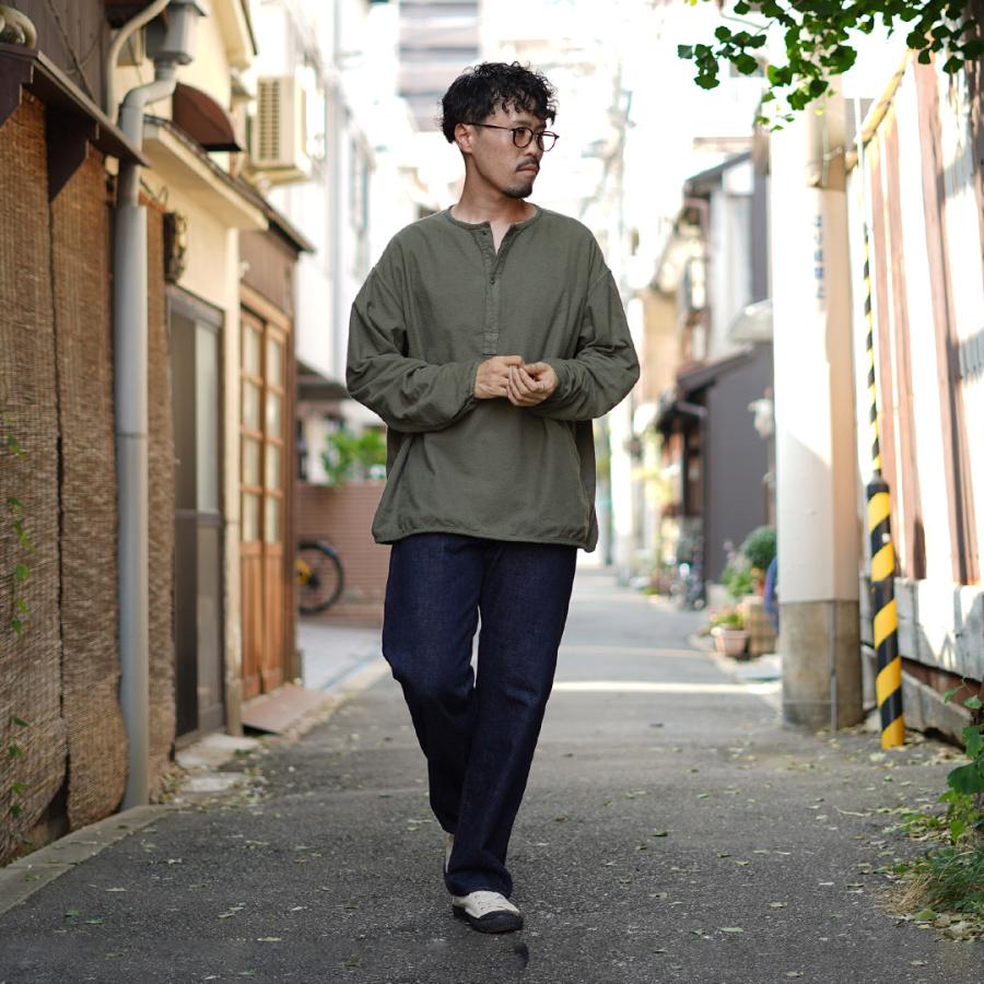 JAPAN BLUE JEANS（ジャパンブルージーンズ） 別注 スリーピング ヘンリーネック プルオーバー RJB3595 | JAPAN BLUE JEANS | 06