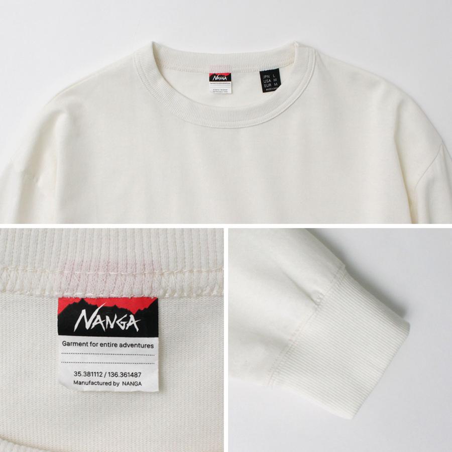 NANGA（ナンガ） エコハイブリッド スリーブロゴ ロングスリーブTシャツ / メンズ 長袖 ロンT アウトドア | NANGA | 14