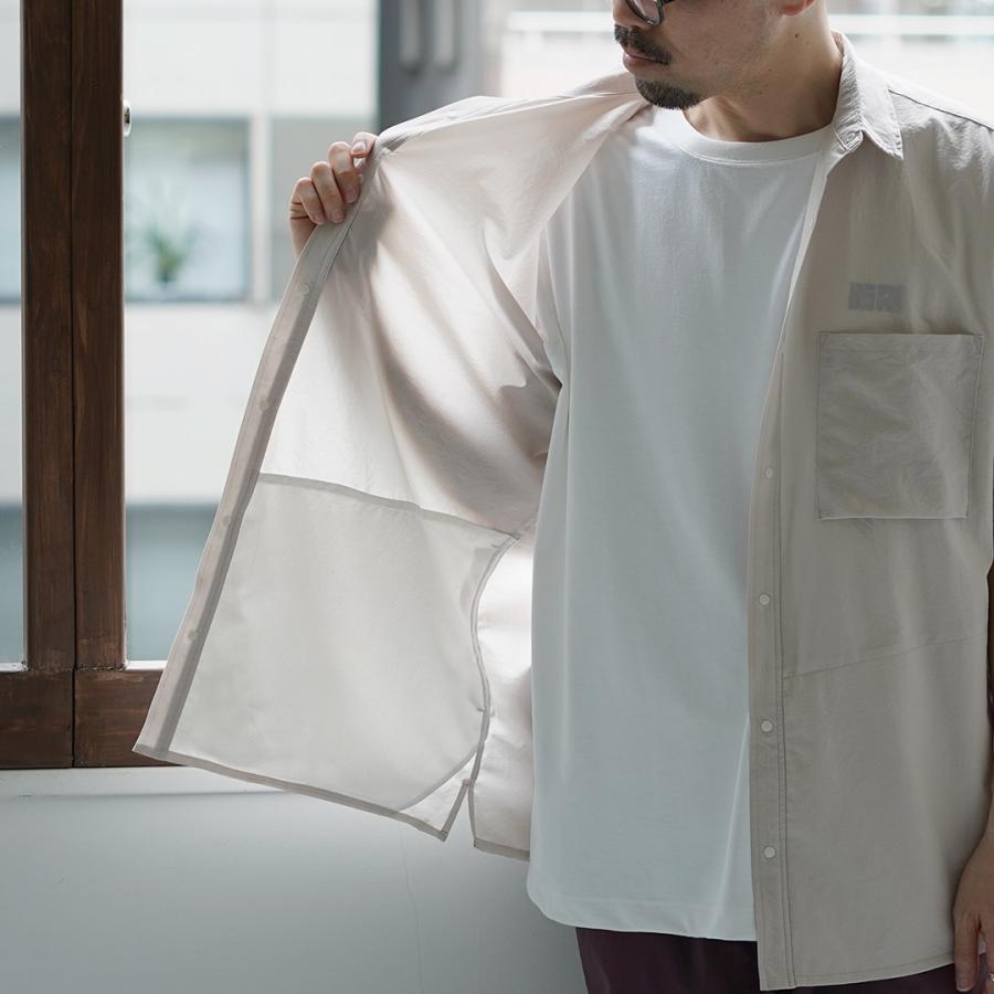 NANGA（ナンガ） ドットエア コンフィー ショートスリーブ シャツ / 半袖 吸汗 速乾 軽量 伸縮 ストレッチ メンズ | NANGA | 11