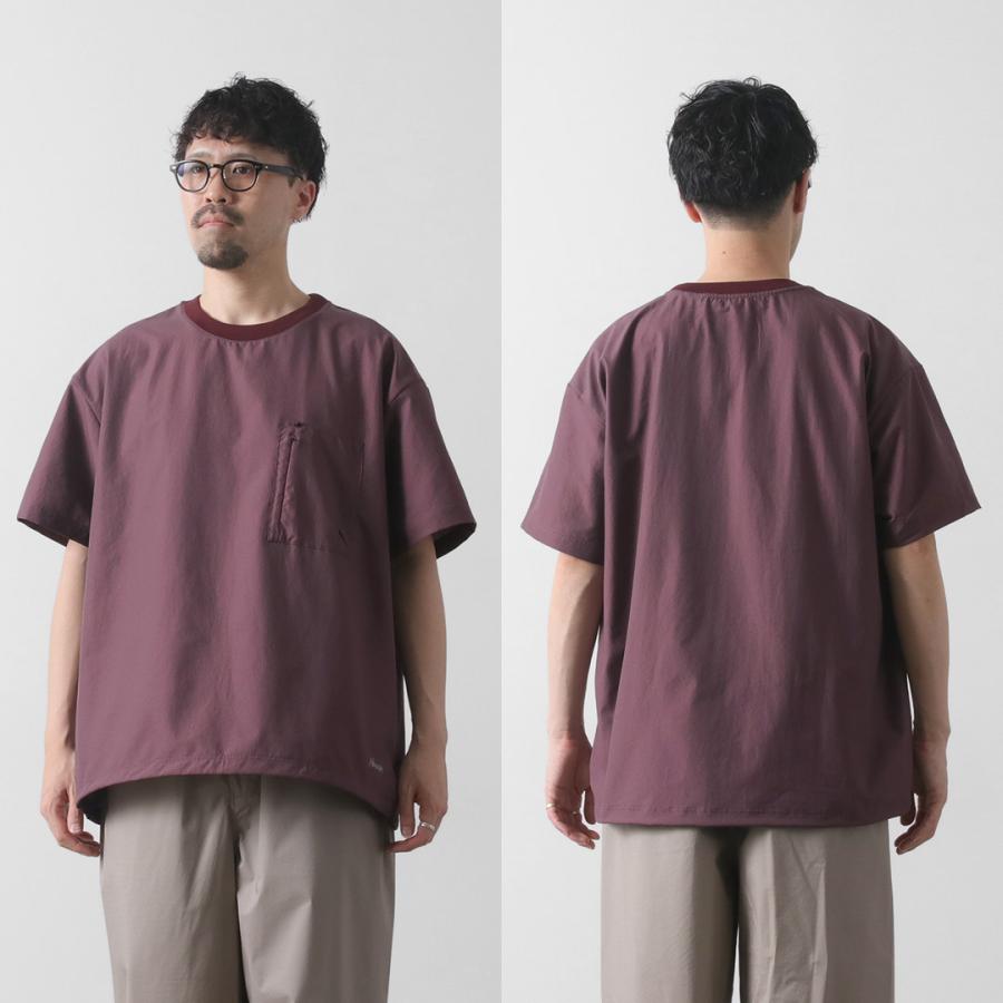 NANGA（ナンガ） ドットエア コンフィー Tシャツ / 半袖 吸汗 速乾 軽量 伸縮 ストレッチ メンズ ドローコード DotAir COMFY TEE | NANGA | 13