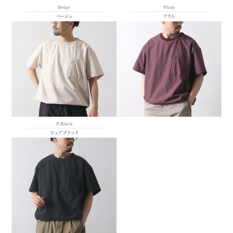 NANGA（ナンガ） ドットエア コンフィー Tシャツ / 半袖 吸汗 速乾 軽量 伸縮 ストレッチ メンズ ドローコード DotAir COMFY TEE | NANGA | 04