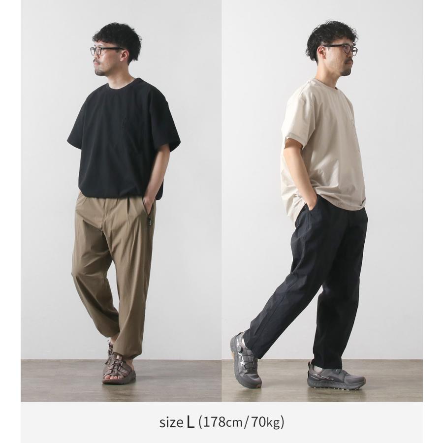 NANGA（ナンガ） ドットエア コンフィー Tシャツ / 半袖 吸汗 速乾 軽量 伸縮 ストレッチ メンズ ドローコード DotAir COMFY TEE | NANGA | 06