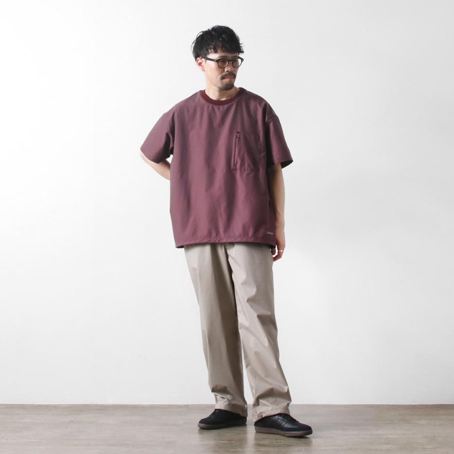 NANGA（ナンガ） ドットエア コンフィー Tシャツ / 半袖 吸汗 速乾 軽量 伸縮 ストレッチ メンズ ドローコード DotAir COMFY TEE | NANGA | 07