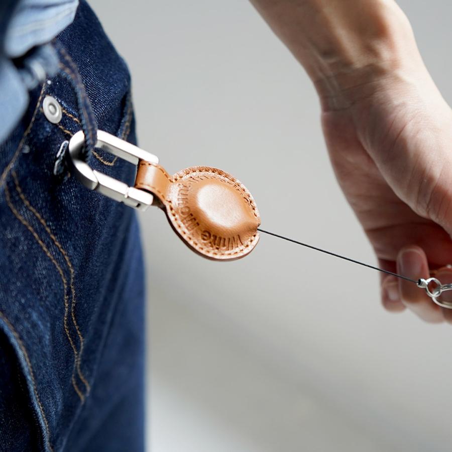 WHITE MOUNTAINEERING（ホワイトマウンテニアリング）レザー リール キーチェーン / メンズ LEATHER REEL KEYCHAIN | WHITE MOUNTAINEERING | 10