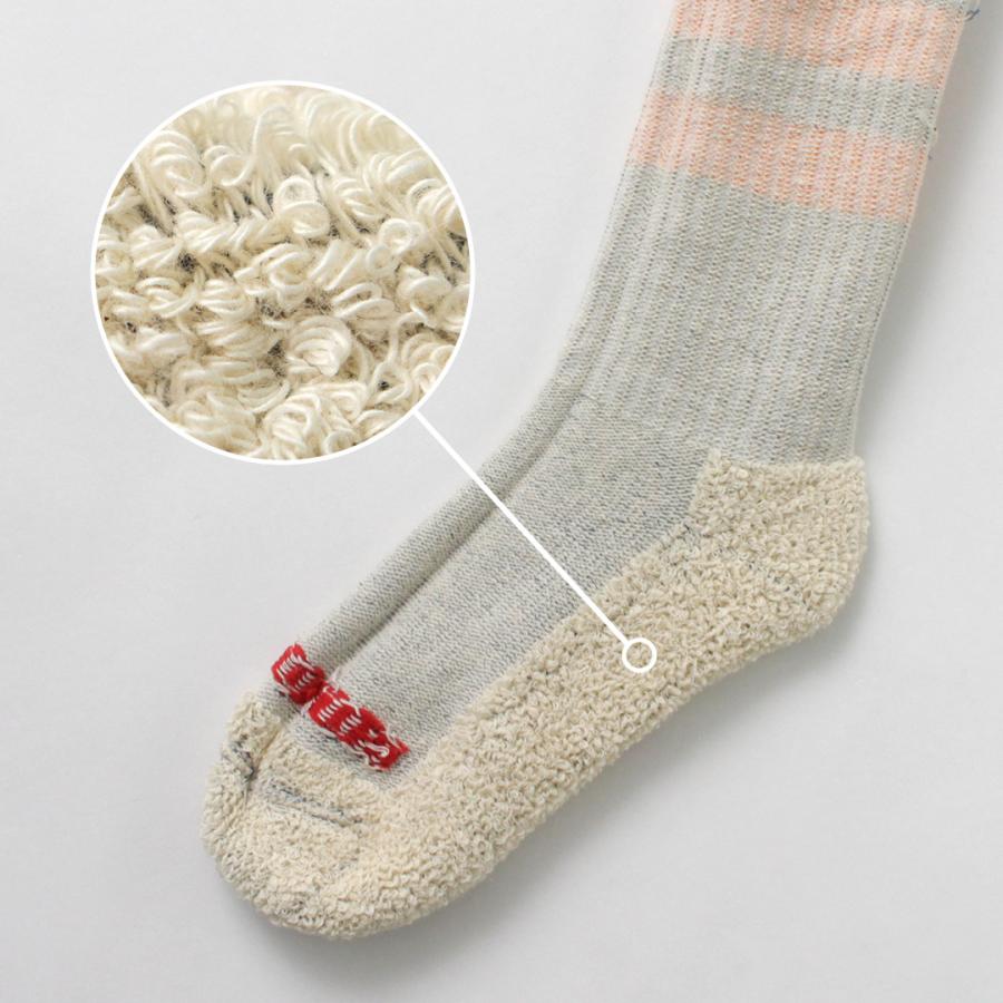 ROTOTO（ロトト） パイル ストライプ マールソックス / メンズ レディース ユニセックス 靴下 日本製 R1589 | ROTOTO | 09