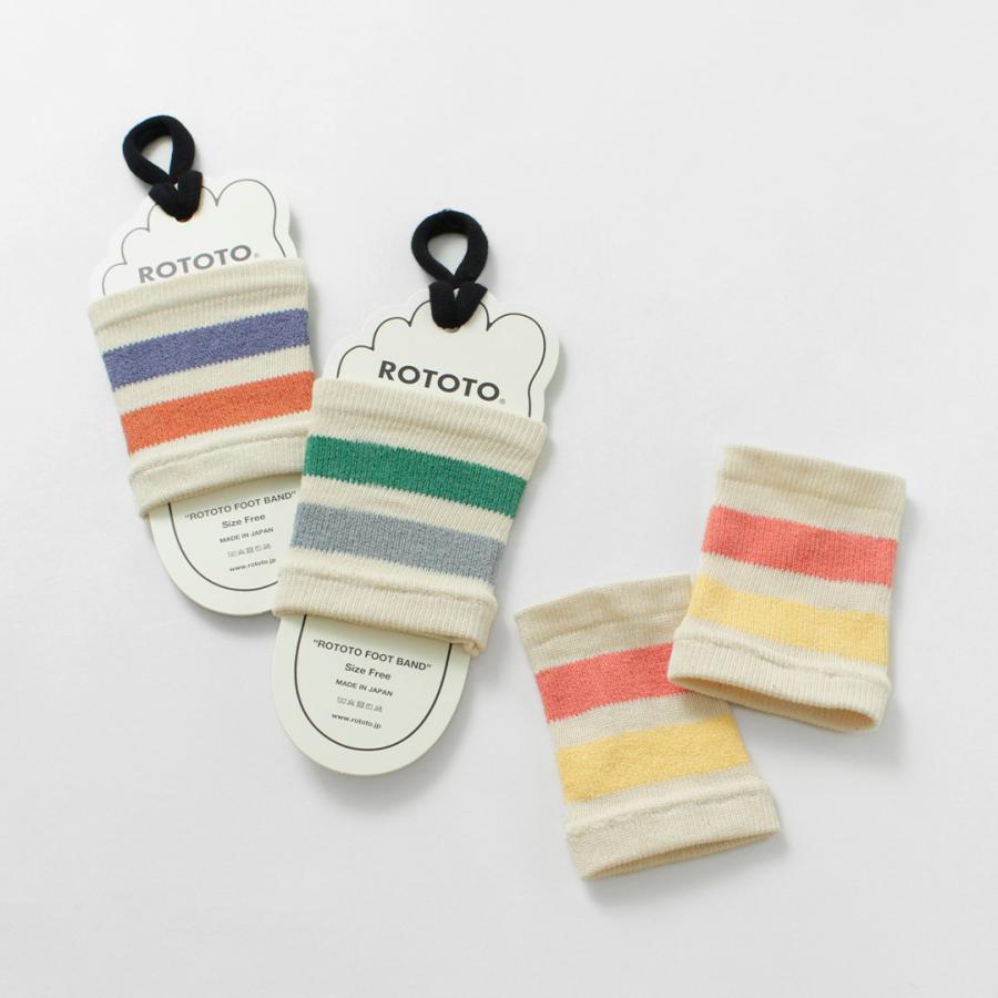 ROTOTO（ロトト） フットバンド レトロストライプ / サンダルソックス 靴下 夏 メンズ レディース 日本製 | ROTOTO | 05