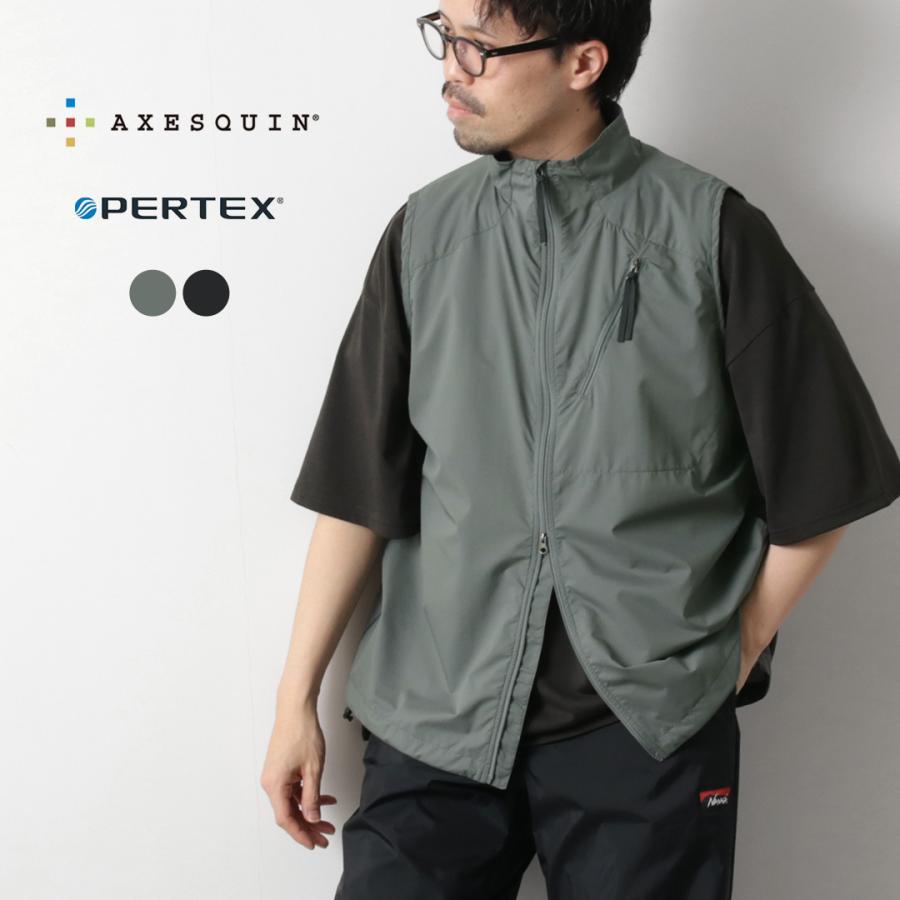 AXESQUIN（アクシーズクイン） ヘリウム ベスト / パーテックス 撥水 透湿 伸縮 ストレッチ | AXESQUIN