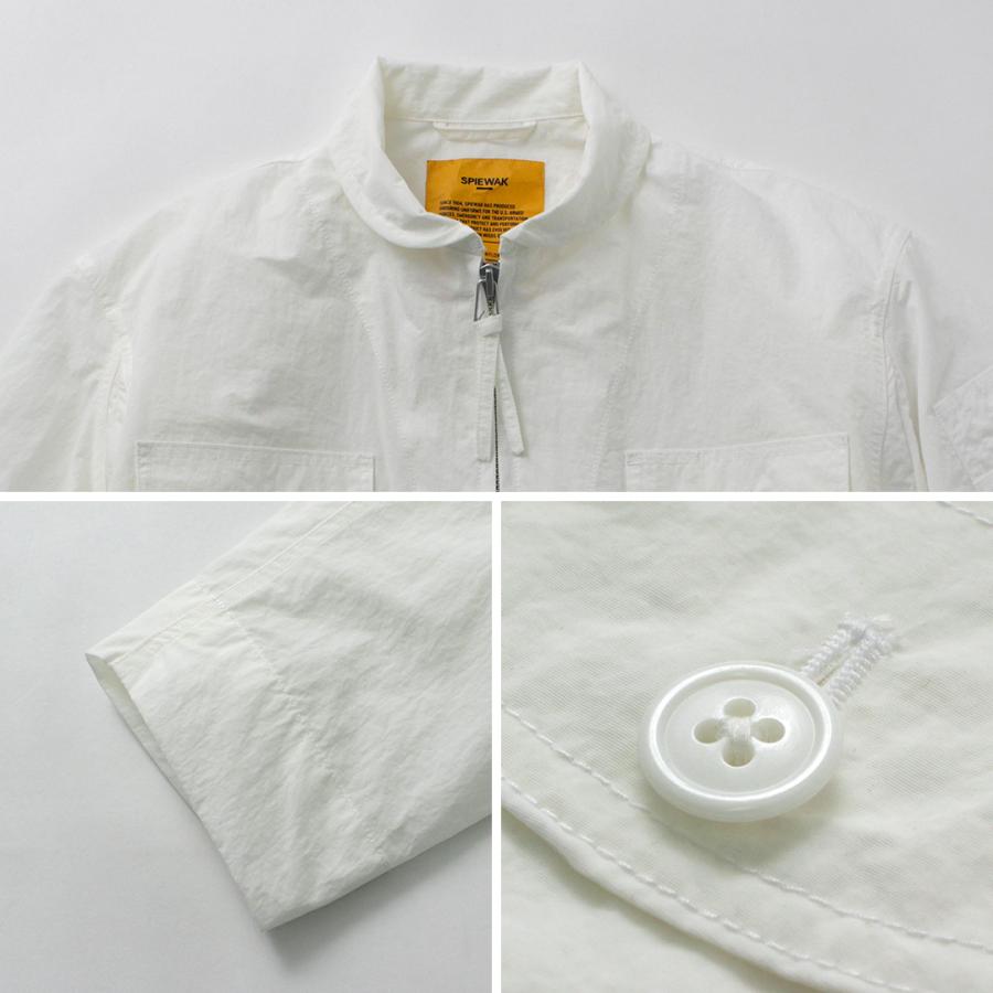 SPIEWAK（スピワック） M-421 ナイロンフライトジャケット / ライトアウター ブルゾン 撥水 防風 | SPIEWAK | 16