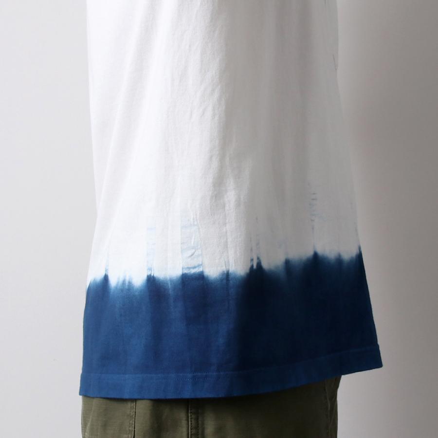 SEUVAS（ソウバス） インディゴ Tシャツ / メンズ 半袖 ポケット 水藍染め 日本製 INDIGO T-SHIRT DANZOME | SEUVAS | 12