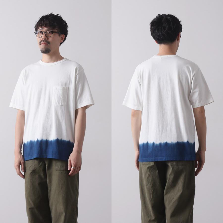 SEUVAS（ソウバス） インディゴ Tシャツ / メンズ 半袖 ポケット 水藍染め 日本製 INDIGO T-SHIRT DANZOME | SEUVAS | 13