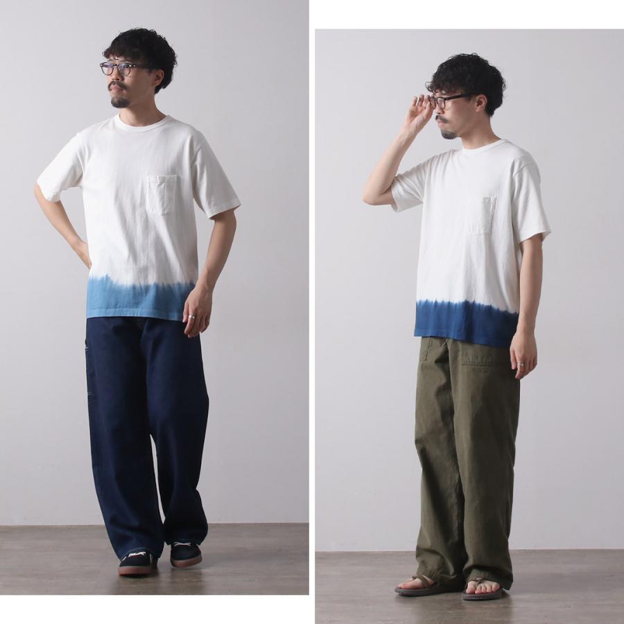 SEUVAS（ソウバス） インディゴ Tシャツ / メンズ 半袖 ポケット 水藍染め 日本製 INDIGO T-SHIRT DANZOME | SEUVAS | 14
