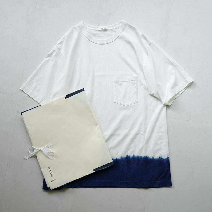 SEUVAS（ソウバス） インディゴ Tシャツ / メンズ 半袖 ポケット 水藍染め 日本製 INDIGO T-SHIRT DANZOME | SEUVAS | 15