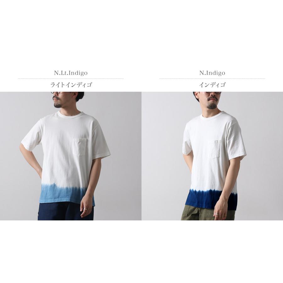 SEUVAS（ソウバス） インディゴ Tシャツ / メンズ 半袖 ポケット 水藍染め 日本製 INDIGO T-SHIRT DANZOME | SEUVAS | 03