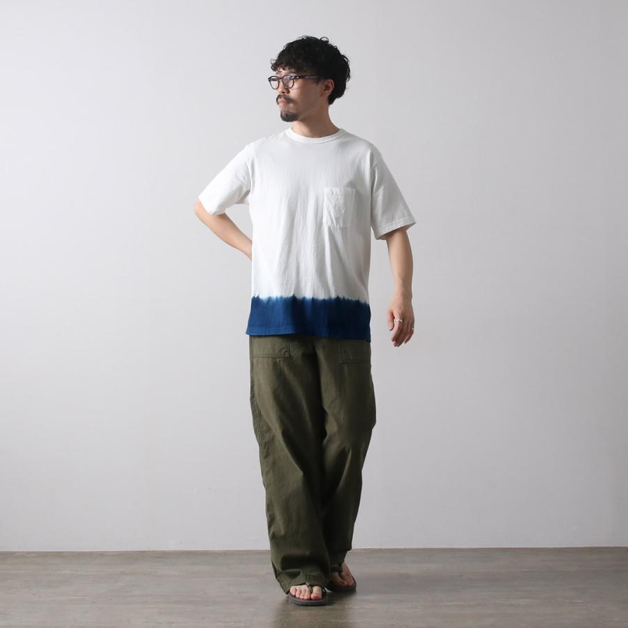 SEUVAS（ソウバス） インディゴ Tシャツ / メンズ 半袖 ポケット 水藍染め 日本製 INDIGO T-SHIRT DANZOME | SEUVAS | 06