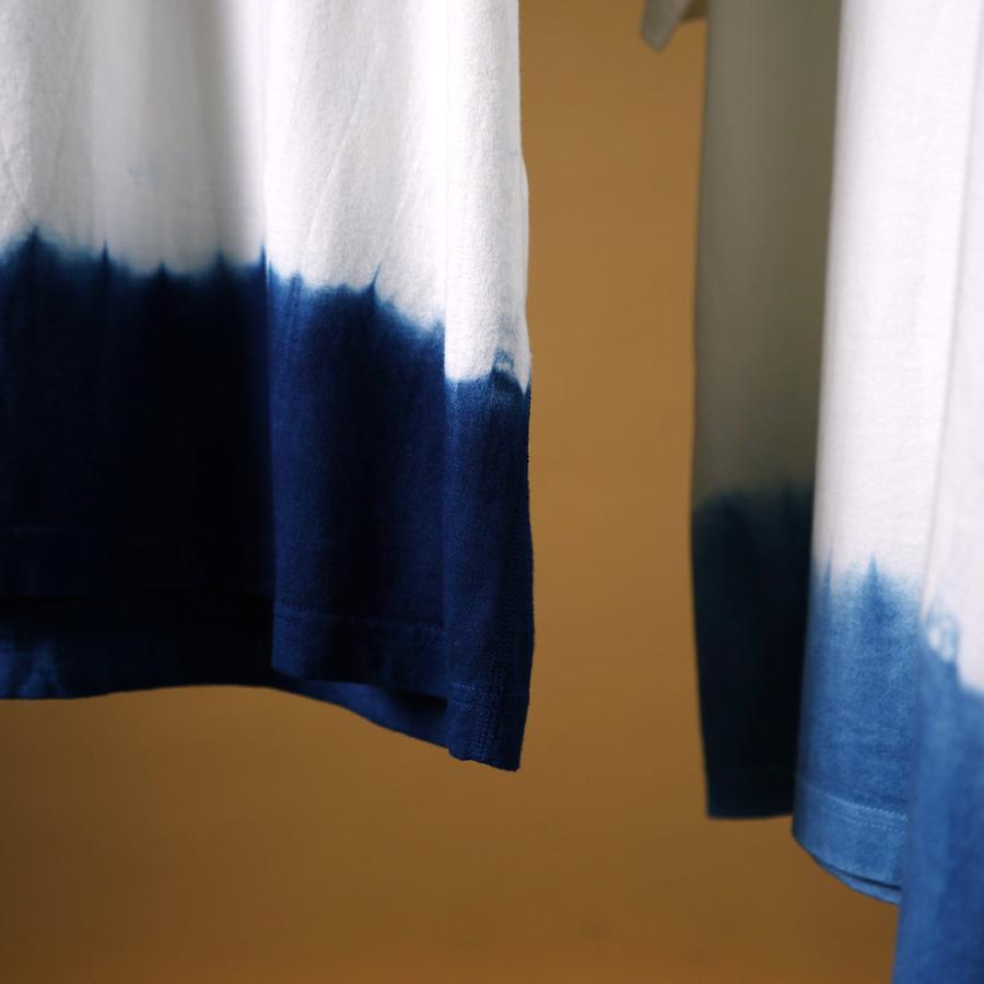 SEUVAS（ソウバス） インディゴ Tシャツ / メンズ 半袖 ポケット 水藍染め 日本製 INDIGO T-SHIRT DANZOME | SEUVAS | 09