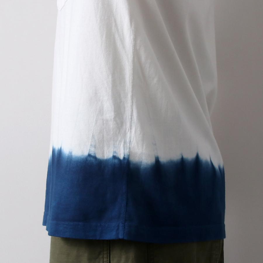SEUVAS（ソウバス） インディゴ Tシャツ / メンズ 半袖 ポケット 水藍染め 日本製 INDIGO T-SHIRT DANZOME | SEUVAS | 11