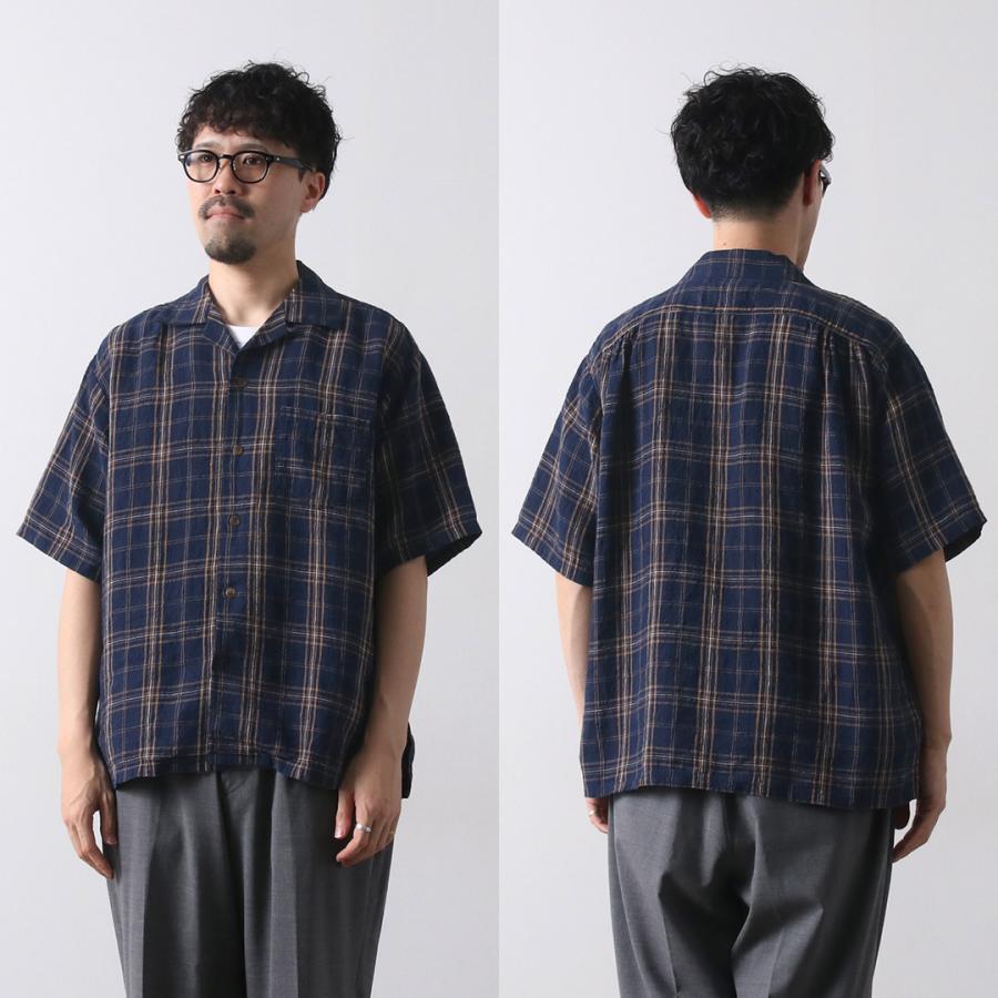 SEUVAS（ソウバス） オープンカラー シャツ / メンズ シャツ 半袖