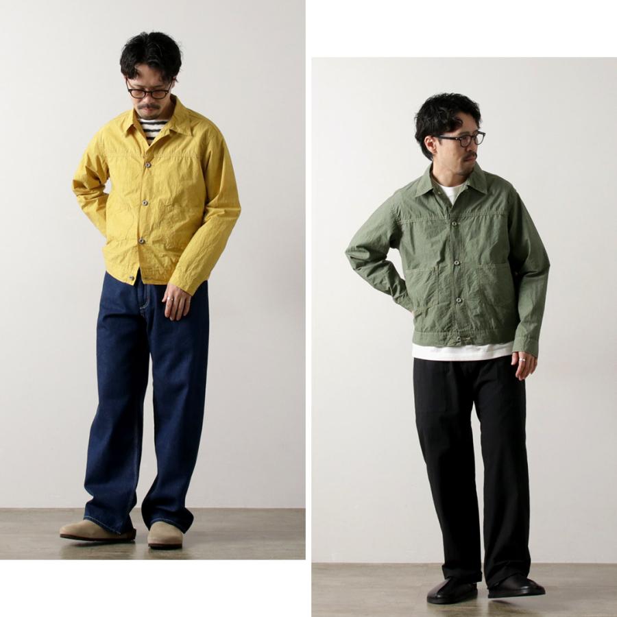 SEUVAS（ソウバス） トラッカージャケット / コットンリネン ライトアウター 羽織 メンズ TRUCKER JACKET | SEUVAS | 13